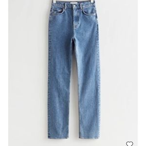 & Other Stories — ‘Favourite Cut’ Jeans, Mid Blue, Size 25